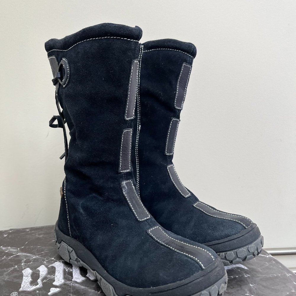 Naturino Big Girls Rain Step Waterproof Fashion Boots - Navy EU 32